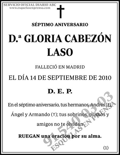 Gloria Cabezón Laso